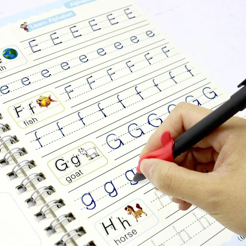NileSands Reusable Grooved Tracing Workbook for Kids
