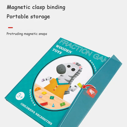 Wooden Magnetic Fraction for Grade 3+ Math Learning