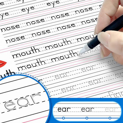 NileSands Reusable Grooved Handwriting Workbook for Kids