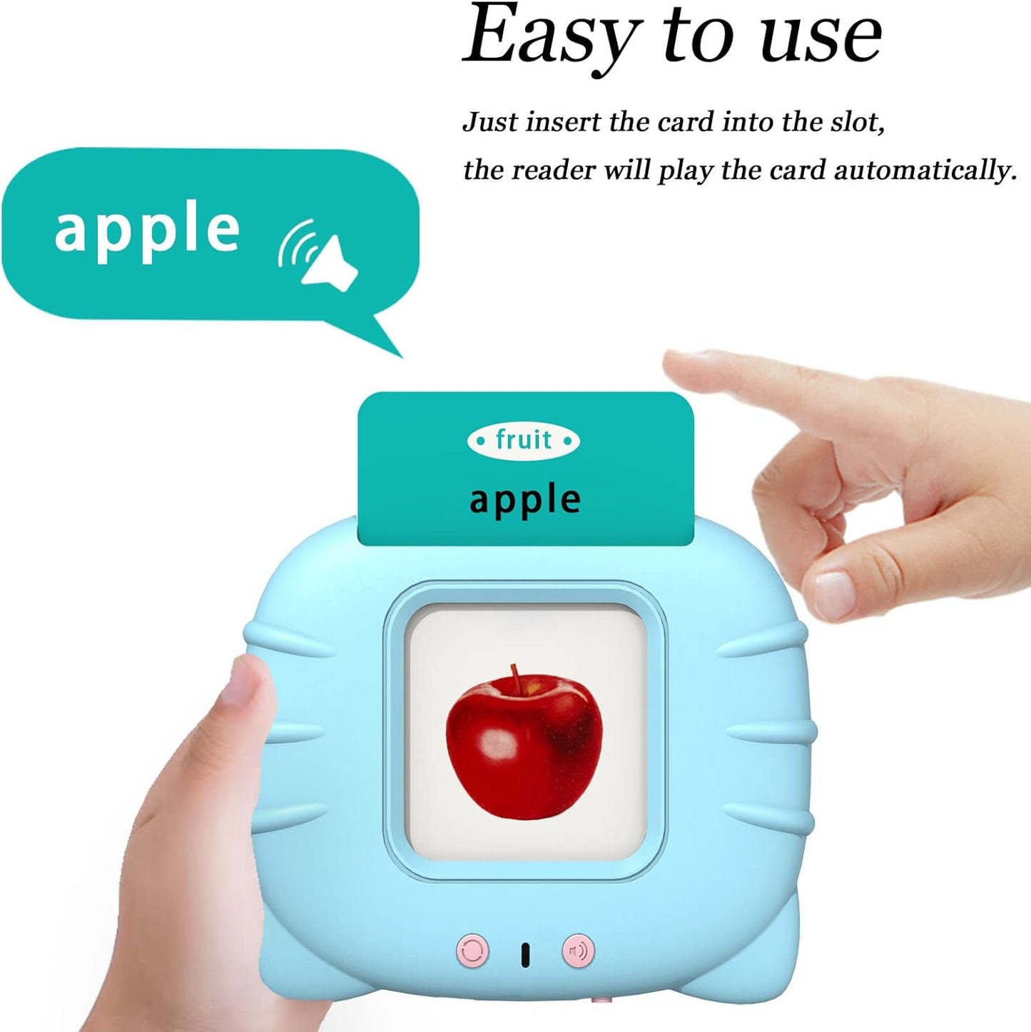 NileSands Bilingual Talking Flash Cards for Kids (English/ Spanish)