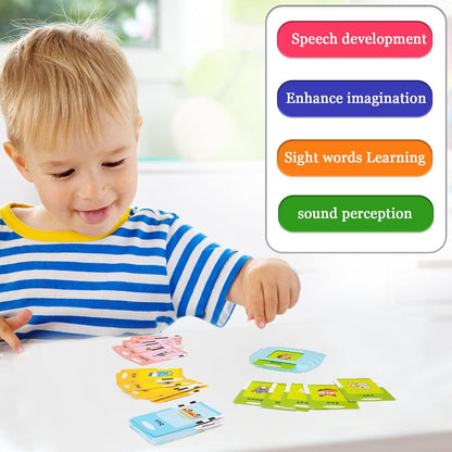 NileSands Bilingual Talking Flash Cards for Kids (English/ Spanish)