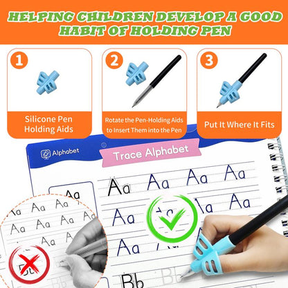 NileSands Reusable Grooved Handwriting Workbook for Kids